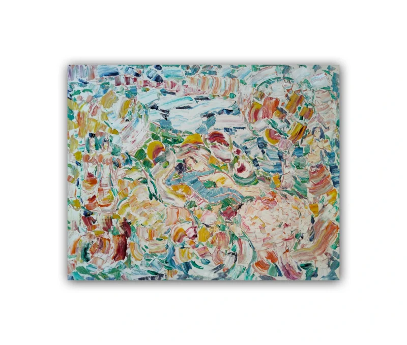 Влюбленные на берегу реки